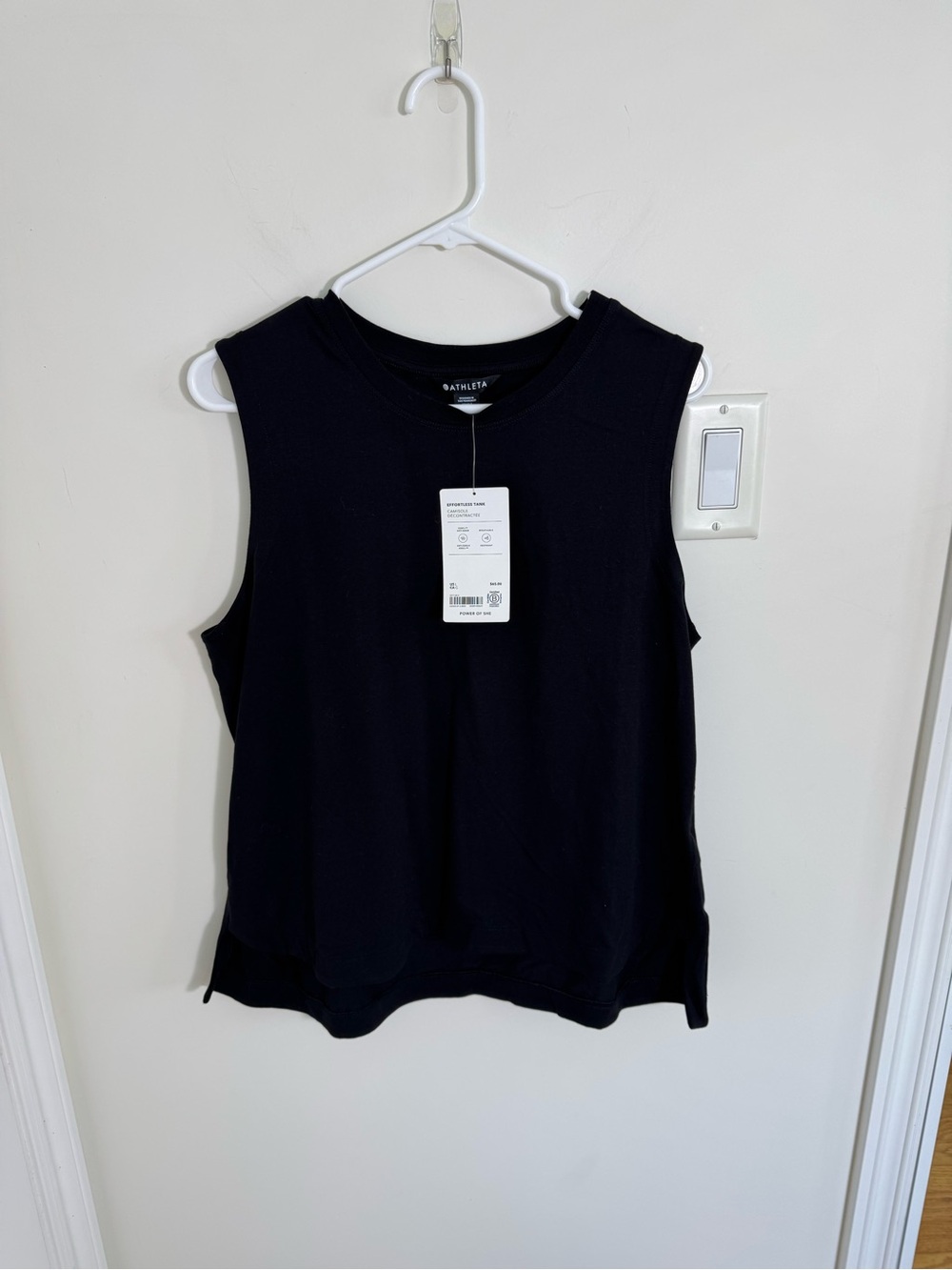 Athleta Effortless Tank Black L